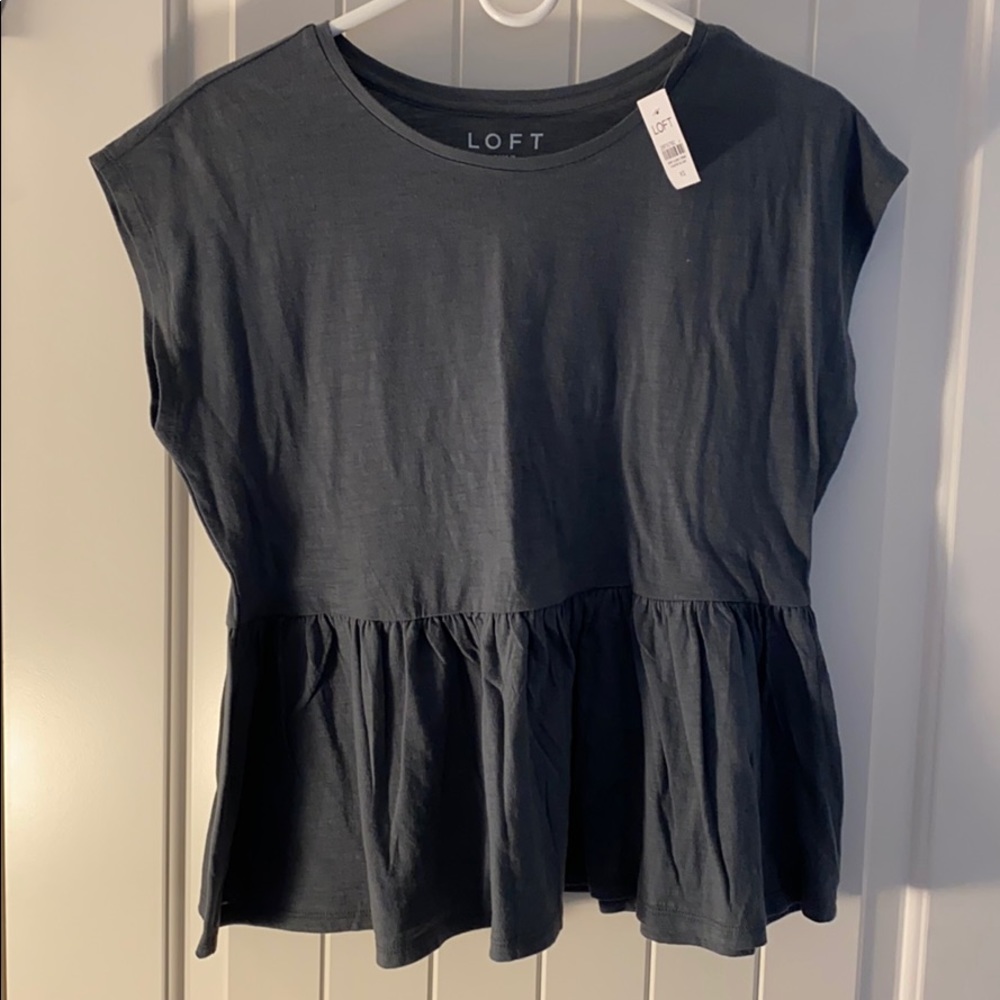 Loft Peplum tee